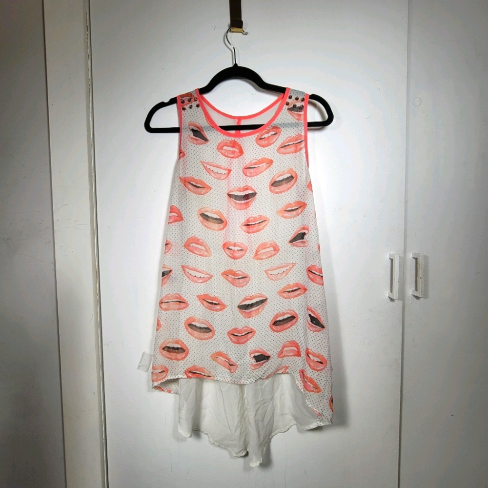 Pop-Art Graphic Tunic w/ studs